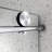 5476 Brushed Shower Door With Soft Closing Function - 70Mm 304 Stainless Steel, Nano Cleaning & Membrane Cleaning, Adjustable Feature