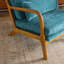 Fauteuil en chenille Mid-Century-134099079