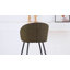 Oronogo Chunky-Weave Fabric Upholstered Dining Chair with Crossed Legs, Set of 2-493093246