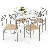 Stouferberg 4 - Person Four Leg Base Dining Set