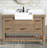 48 " W Freestanding Standard Free Standing 1 Single Vanity Bathroom Vanity With Carrara Marble Top