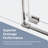 56-60" W x 74" H Frameless Shower Door Single Sliding Soft-Close with 5/16"(8mm) Tempered Glass-112928281