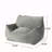Velveteen Bean Bag Chair With Armrests-114232428-114232434