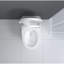 Toilette de luxe avec eau chaude instantanée, affichage à DEL - capteur de pied intelligent blanc,