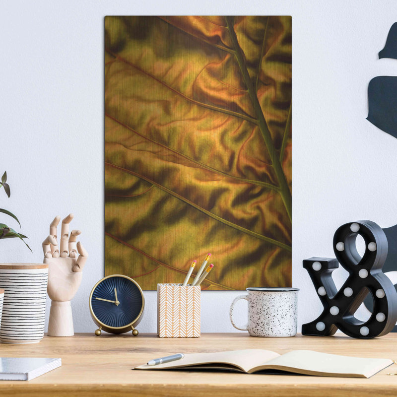 «Golden Desert» par Luxe Metal Portfolio, H 16 po x l 12 po