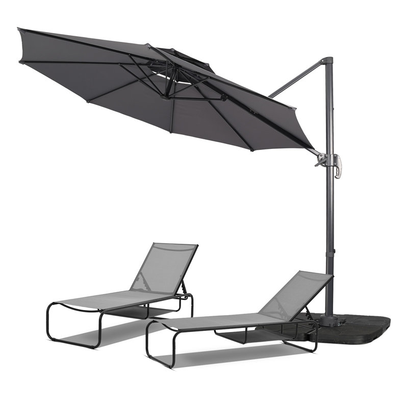 Outdoor Conversation Sets, Gray, Black