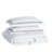 200 Thread Count 100% Cotton Geometric Border Luxury Duvet Cover Set-23514418-23514419