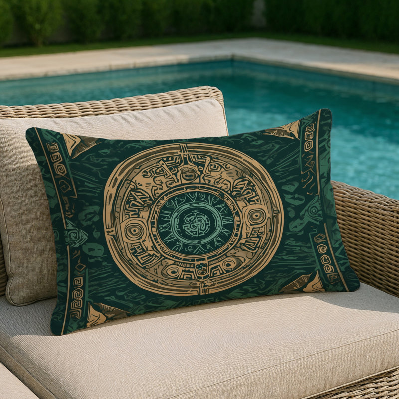 Courageous Heart Indoor And Outdoor Throw Pillow, Rectangle 14"H x 20"W