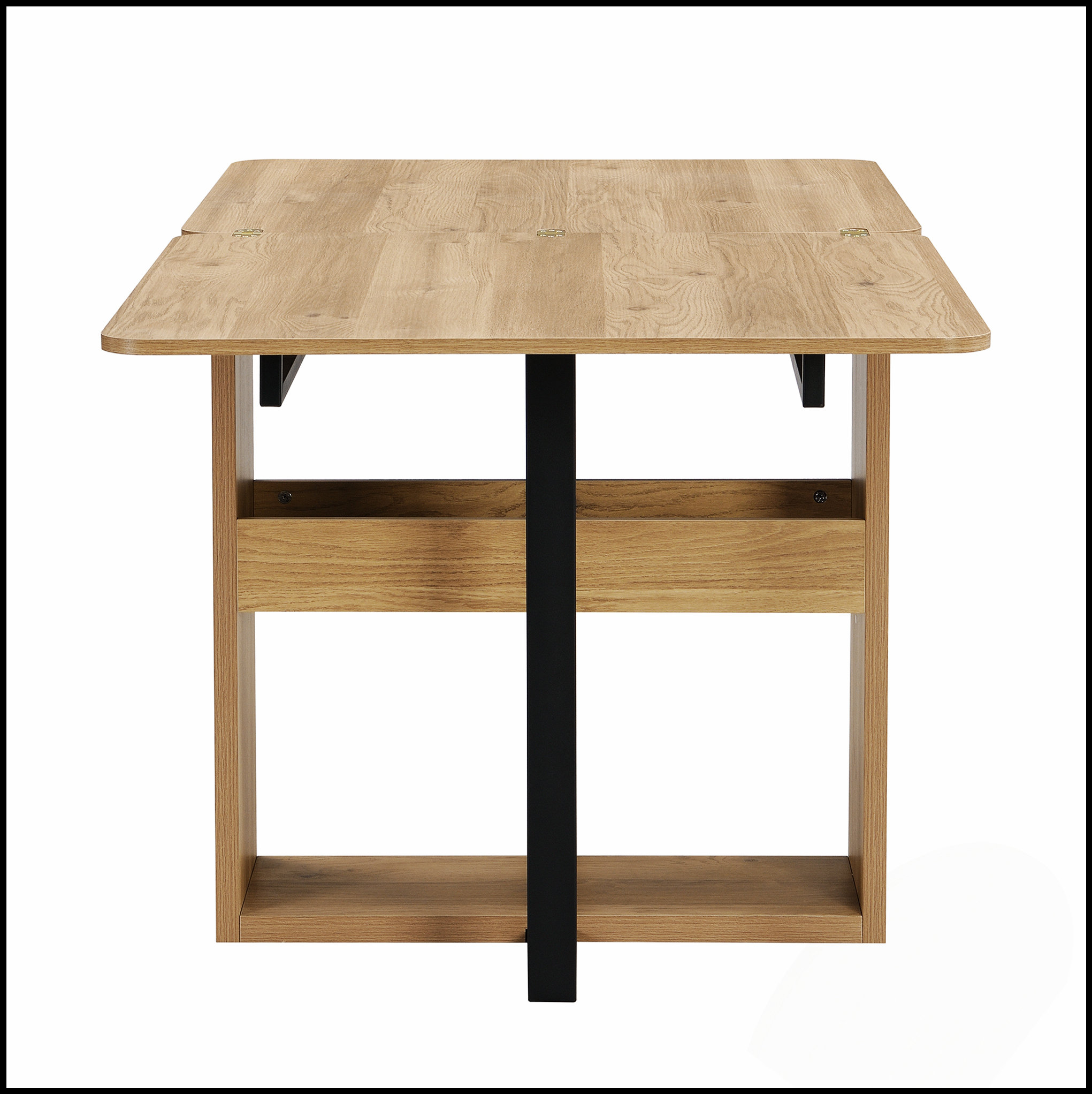 Ebern Designs Modern Compact Extendable Dining Table Set With Storage ...