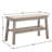 Rattan Entryway Bench Wood Shoe Rack Bench With Storage Small Bench Dining Bench Farmhouse Vintage Rustic Accent Bench Mid Century Window Bench For Porch/Dining Room/Living Room-2016592590