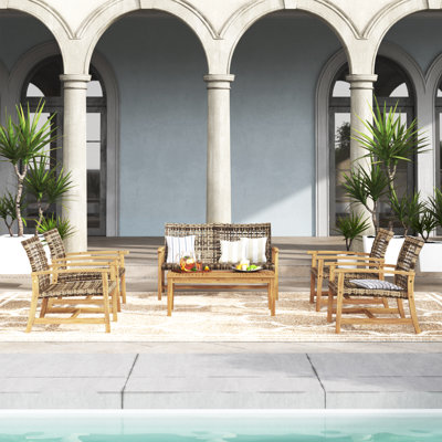 Becca 6 - Person Seating Group by Beachcrest Home