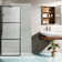34.02'' W x 72.02'' H Framed Fixed Glass Panel with Clear Glass