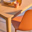 Whitewash Extendable Dining Table Set - 6 Seater - Burnt Dining Chairs-1432864010
