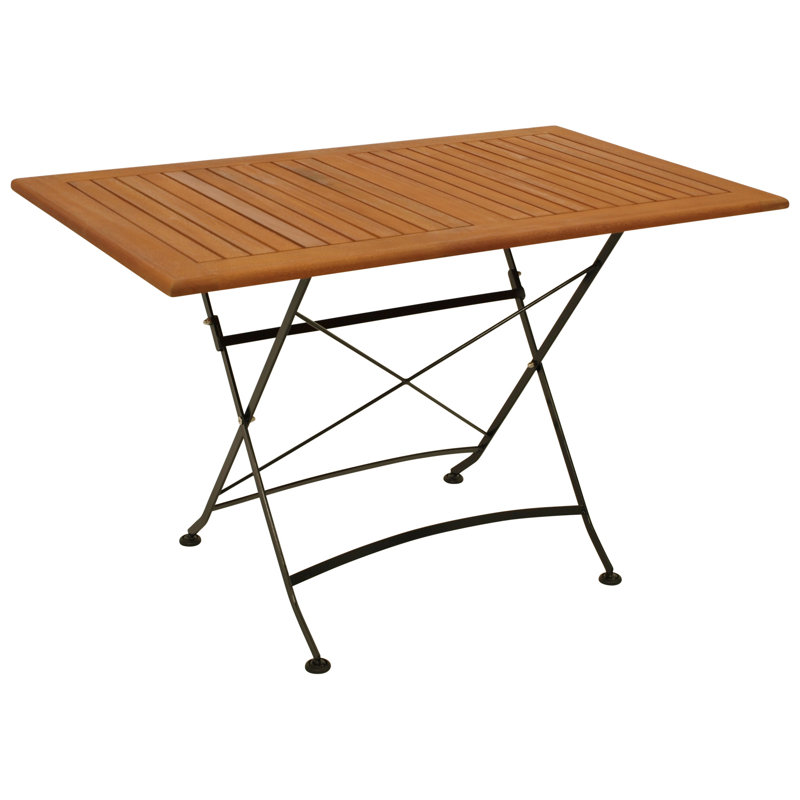 Diako Rectangular Metal Folding Outdoor , 120cm cm W 70cm cm D