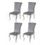 Chaise d'appoint rembourrée en velours Javery-1599590056