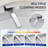 DeerValley Modern Elongated Smart Bidet Toilet with Heated Seat, Auto Flush, Warm Air Dryer and Bubble Wash in White