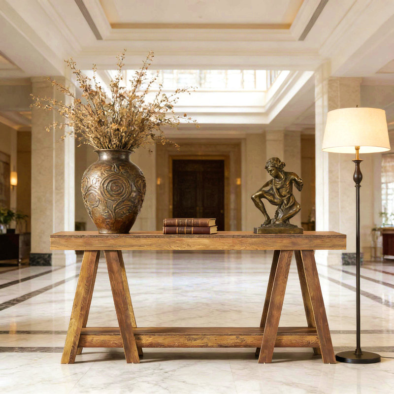 2-Tier Hall Table,Entryway Table,Functional Console Table