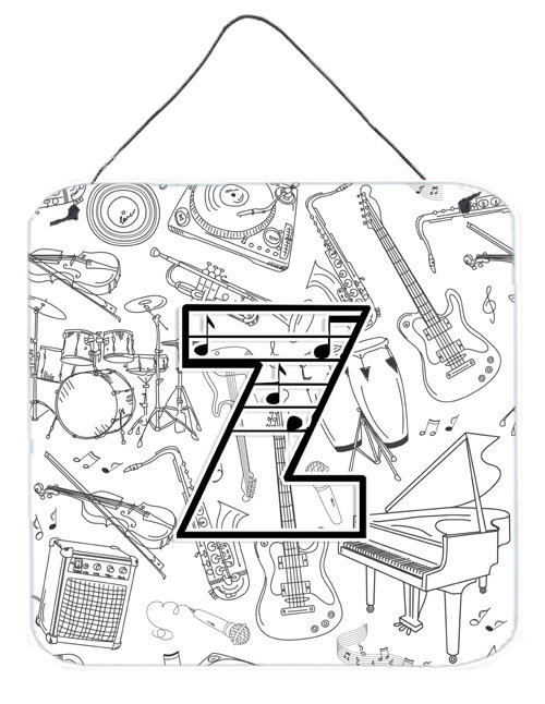 Monogramme « notes musicales », Z