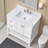 36" Engineered Stone Bathroom Vanity Top And White Ceramic(Vanity Base Not Included)