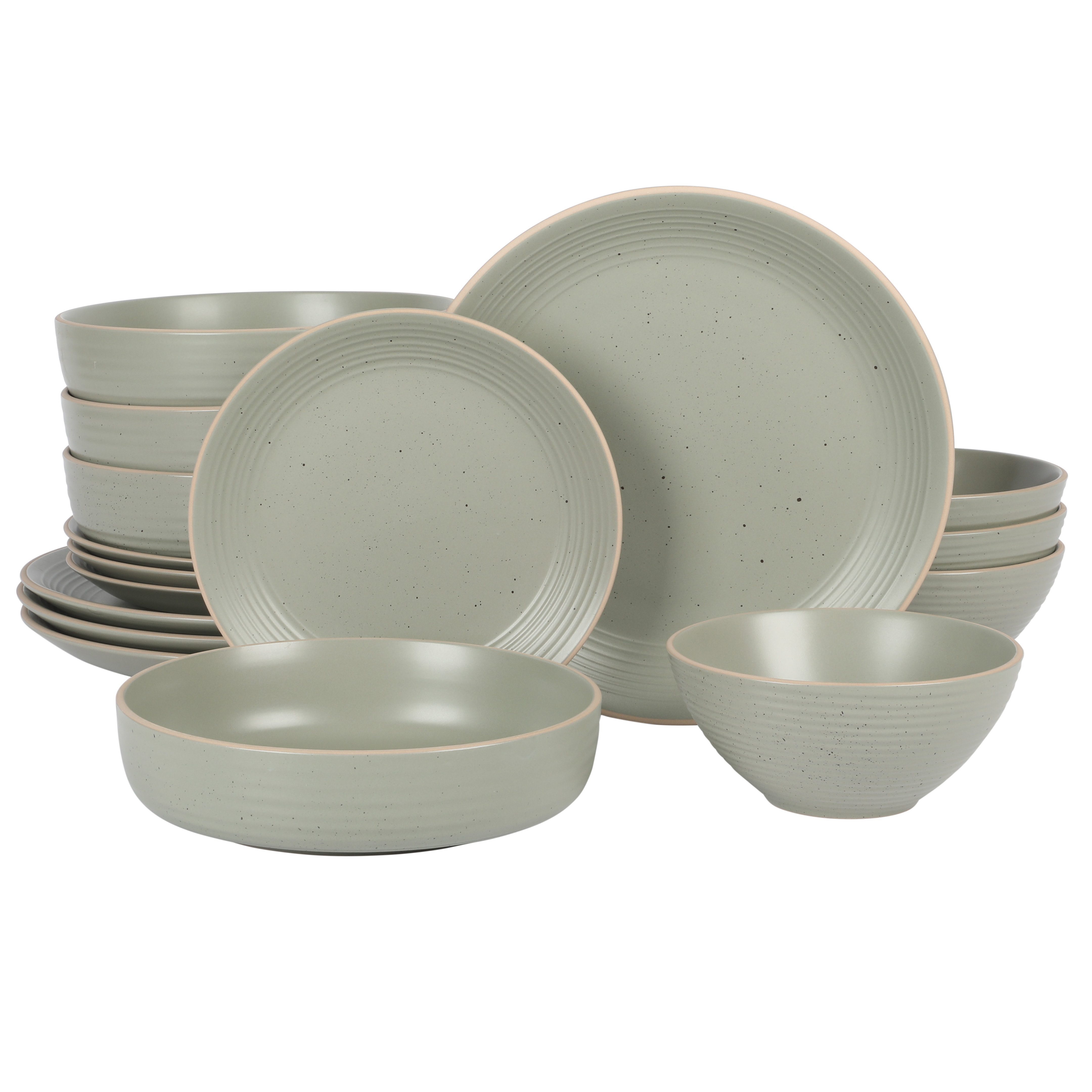 Gibson Home Stoneware Dinnerware Set - Service for 4 "& Reviews" | Wayfair