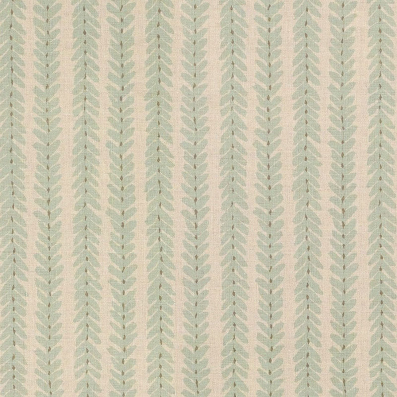 Schumacher x Veere Grenney Woodperry Fabric, Aqua