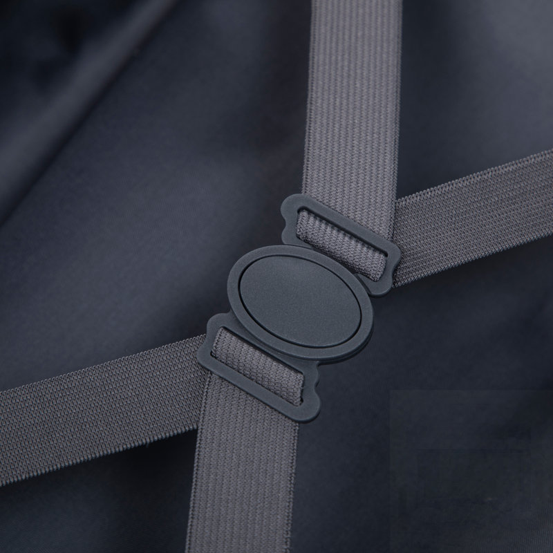 Ensemble de valises à roulettes en ABS durable avec serrure à combinaison et ouverture avant, Noir