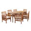 Ensemble repas 7 pièces avec coussins patio Figgs