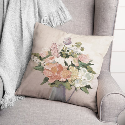  Vase Square Pillow Cover & Insert