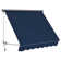 Retractable Window Awning with Adjustable Canopy Angle, Aluminum Frame