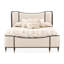 Camellia Field Upholstered Wingback Bed-551144634