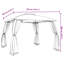 3m x 3m Powder Coated Steel Gazebo-108051822