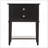 Sleek Black Minimalist Nightstand-664282251