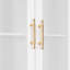 Lit escamotable double vertical avec bureau escamotable, armoire de rangement, tablettes éclairées et station de charge-1163473470