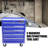 Blue 5 Tool Chest With Lock And 4 Movable Running Wheels For Garage 5 Drawer Box & Garage, Finish-149198151