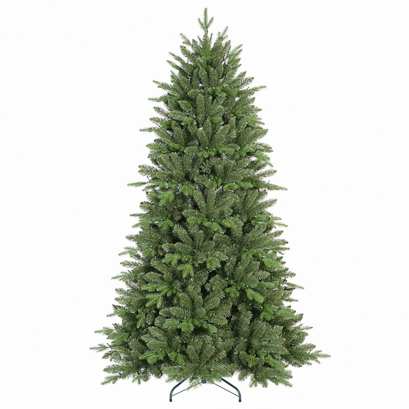 Arbre de Noël pré-éclairé avec 340 lumières DEL RVB et installation facile, 2126 pointes en PE / PVC, 50 fonctions, arbre de Noël artificiel multicolore pour la maison, la fête ou le salon