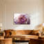 Plantes et fleurs, motif floral mauve-1993991546