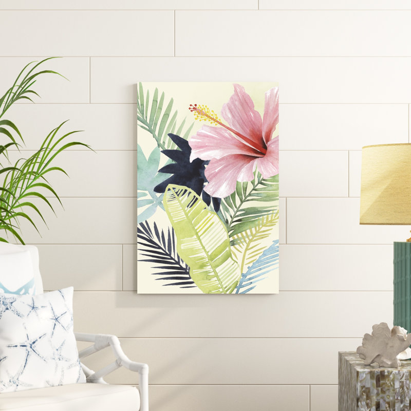 «Tropical Punch I», peinture sur toile, H 36 po x l 24 po