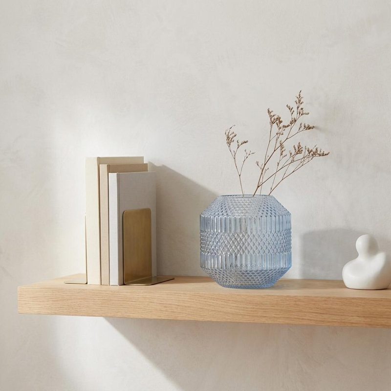 Vase de table 8 ", H 6,5 po x l 6,5 po x P 6,5 po