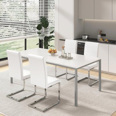 48.5cm H Upholstered Cantilever Chair