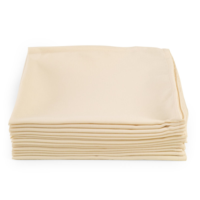 Polyester Square Napkin, Ivory