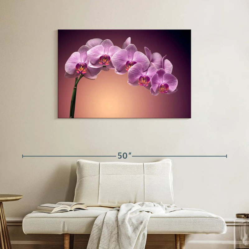 Orchidées Harnek Magenta, H 26 po x l 39 po