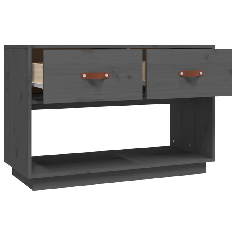Karendeep Unfinished TV Stand for TVs up to 40", Grey
