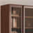 High quality black walnut bookcase