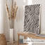 Animaux, motif zébré, reproduction d'art moderne sans cadre-2009884945