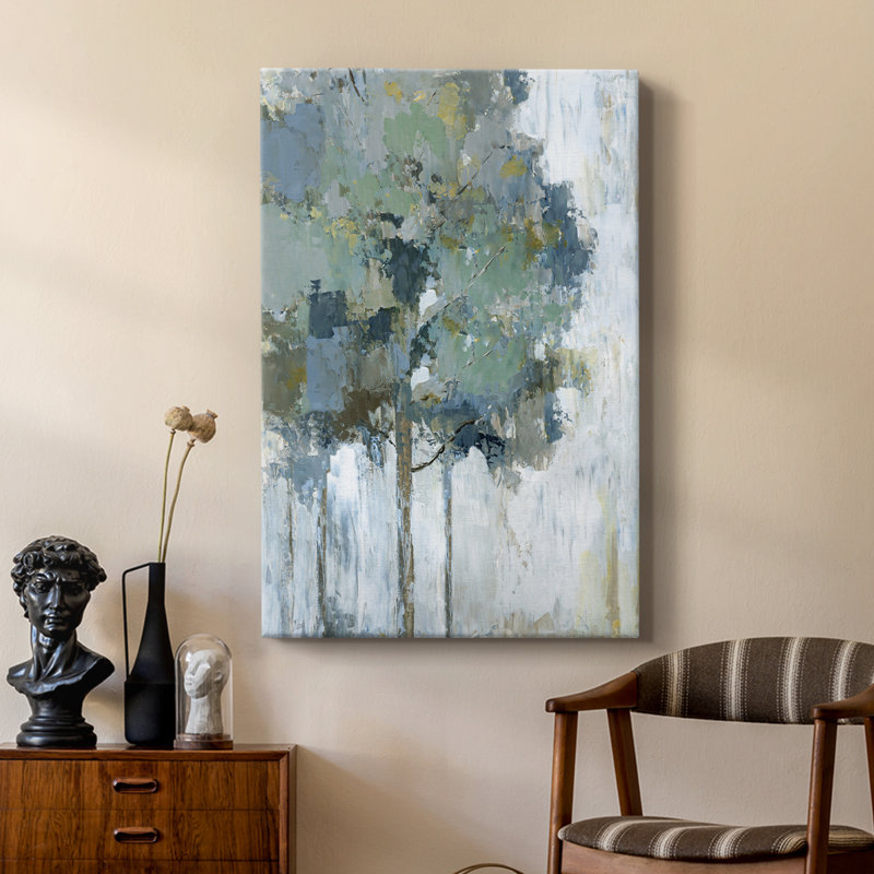 Arbre de printemps I - galerie Cavas sur mesure, H 12 po x l 8 po