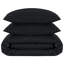 Renze Microfiber 250 TC Reversible Stripe Duvet Cover Set with Pillowcases-1562459166-1562459159
