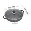 Living And Home Cast Iron Round Braiser with Lid-115615741-115615749
