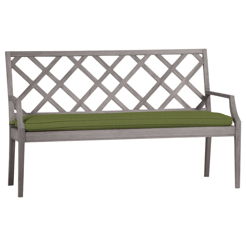 Banc d'extérieur en teck Haley, Huître teck, Welt, Forêt de lin