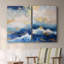 ABSTRACT Series CDVII - Toile tendue avec châssis de qualité supérieure - Prêt à être accroché-108955666