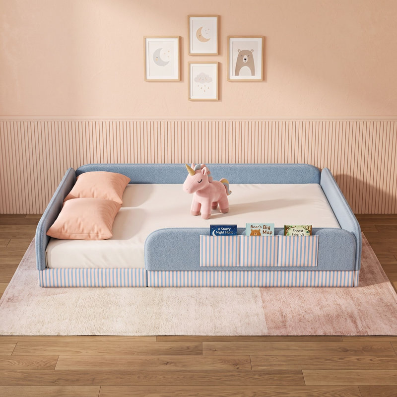 Lit sur pied Tedess, Queen, Blue